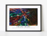 Franz Marc - Animal fates (the trees showed their rings, the animals their veins) 1913