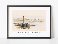 David Roberts - Ruins of Luxor from the southwest-1796-1864