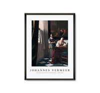 Johannes Vermeer - Lady Writing a Letter with her Maid 1670-1671