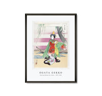 Ogata Gekko - Dancing Woman by a Boat (1887–1896)