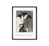 Samuel Jessurun De Mesquita - Vrouwelijk naakt achter vaas met aronskelken (1912)