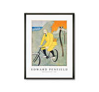 Edward Penfield - Man riding bicycle 1894