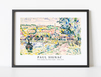 Paul signac - Petit Andely-The River Bank (1920-1929)