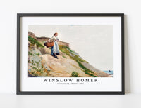 winslow homer - Girl Carrying a Basket-1882