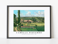 Camille Pissarro - Landscape at Les Pâtis, Pontoise 1868