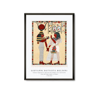 Giovanni Battista Belzoni - Tableau supposed to represent the Goddess Isis illustration from the kings tombs in Thebes 1778-1823