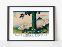Katsushika Hokusai - Mishima Pass in Kai Province 1760-1849