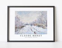 Claude Monet - Snow at Argenteuil 1874-1875