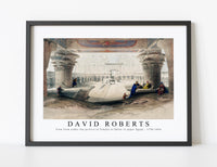 David Roberts - View from under the portico of Temple of Edfou in upper Egypt-1796-1864