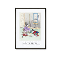 Ogata Gekko - Comparisons between Beauties and Flowers (1887–1896)