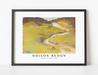 Odilon Redon - Pathway in a Field 1890