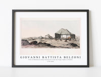 Giovanni Battista Belzoni - View of Bedoween Camp illustration from the kings tombs in Thebes 1778-1823