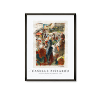 Camille Pissarro - The Gisors Market, Rue Cappeville 1894