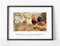 Maurice Pillard Verneuil - Coqs et poules from L'animal dans la décoration (1897)