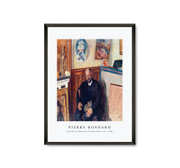 Pierre Bonnard - Portrait of Ambroise Vollard with a cat (1924)