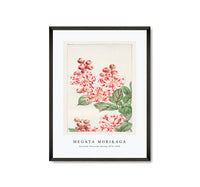 Megata Morikaga - Sarusubi blossoms during 1870–1880