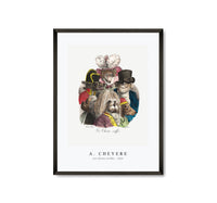 A. Cheyere - Les Chiens Coiffés 1825
