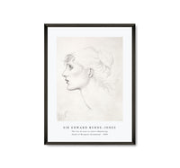 Sir Edward Burne Jones - The Car of Love or Love's Wayfaring - Study of Margaret Drummond (1880)