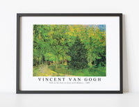 Vincent Van Gogh - Path in the Park of Arles with Walkers 1888