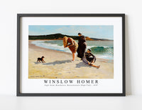 winslow homer - Eagle Head, Manchester, Massachusetts (High Tide)-1870