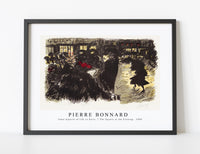 Pierre Bonnard - Some Aspects of Life in Paris, 7 The Square in the Evening (1898)