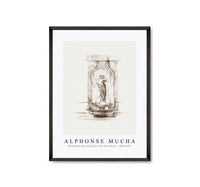 Alphonse Mucha - Decorative fountain project for the interior 1869-1939