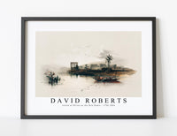 David Roberts - Island of Philae on the Nile Nubia-1796-1864