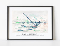 Paul Signac - Le Pont des Arts painting in high resolution by Paul Signac (1863–1935)