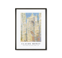 Claude Monet - Rouen Cathedral, West Façade, Sunlight 1894