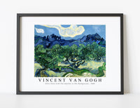 Vincent Van Gogh - Olive Trees with The Alpilles in The Background 1889