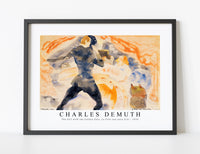 Charles demuth - The Girl with the Golden Eyes, La Fille aux yeux d'or-1916