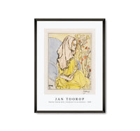 Jan Toorop - Charley Toorop with a headscarf in an armchair (1898)