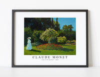 Claude Monet - Lady in the garden 1867