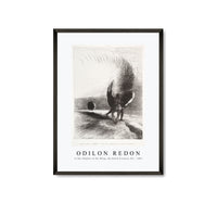 Odilon Redon - In the Shadow of the Wing, the Black Creature Bit 1891