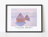 Claude Monet - Haystacks (Effect of Snow and Sun) 1891