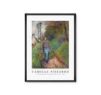 Camille Pissarro - Peasant Woman Carrying Two Bundles of Hay 1883