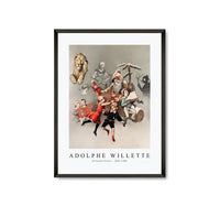 Adolphe Willette - Etrennes Poster 1880-1900