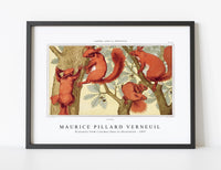 Maurice Pillard Verneuil - Écureuils from L'animal dans la décoration (1897)