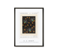 E.A.Seguy - Art Deco Flower pattern pochoir print in oriental style (2)