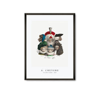 A. Cheyere - Les Chats Coiffés 1825