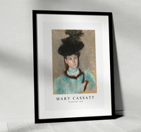 Mary Cassatt - The black hat 1890