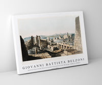 Giovanni Battista Belzoni - General View of the Ruin of Carnak illustration from the kings tombs in Thebes 1778-1823
