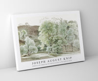 Joseph august Knip - Bomen in de omgeving van Subiaco (trees in the Subiaco area)