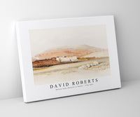 David Roberts - Medinet Habu (Medint) in Thebes-1796-1864