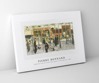 Pierre Bonnard - Boulevard, from the series Some Aspects of Parisian Life (1896)