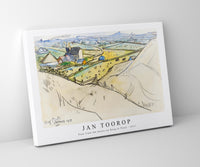 Jan Toorop - View from the dunes on Koog in Texel (1917)