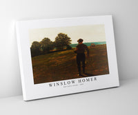 winslow homer - Man with a Scythe -1869