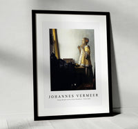 Johannes Vermeer - Young Woman with a Pearl Necklace 1663-1665