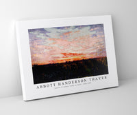 abbott handerson thayer - Sunrise or Sunset, study for book-1905-1909