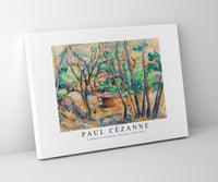 Paul Cezanne - La Meule et citerne en sous-bois 1892-1894